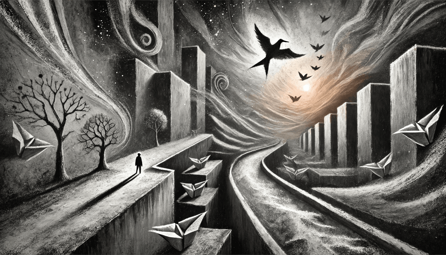 Relatos Fantásticos - Poesía - Pájaros de papel